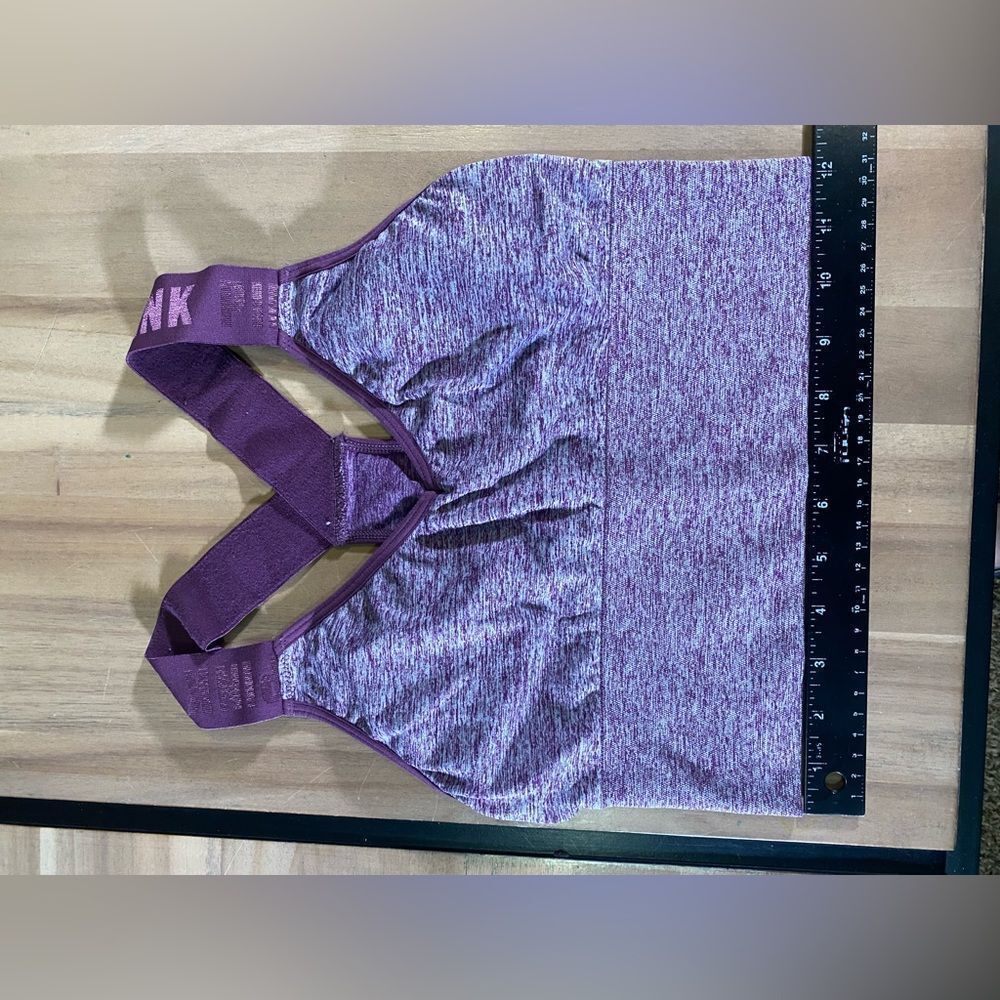 Victoria secrets pink purple sports bra